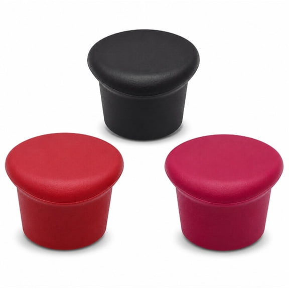 3 Piece Silicone Bottle Caps Set, Bottle Stoppers for Beer, Soda and Wine Bottles, TIKA
