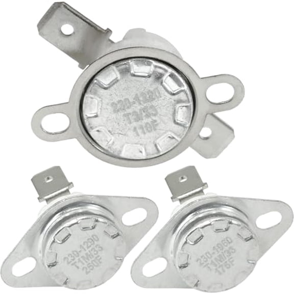 3-Piece Snap  Switch Set - SRV230-1220, SRV230-1960, SRV230-1290 | Ceramic Temperature Sensors for Heatilator Eco-Choice PS35 PS50 CAB50 & Quadrafire Castile Santa Fe Pellet Stoves