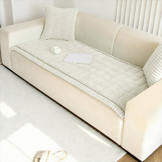 3-Piece Sofa Slipcover for Pet Owners, Water Resistant & Non-Slip Couch Protector
