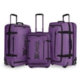 thumbnail image 1 of 3 Piece Softside Luggage Set, Expandable Suitcases with Wheels, Heavy-Duty Waterproof Travel Bags, 20/26/30 in, Purple - TA069, 1 of 9