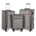 thumbnail image 1 of 3 Piece Softside Luggage Set Lightweight Spinner Expandable Suitcases with TSA Lock, 20"/26"/30", XJ2511#8, 1 of 8