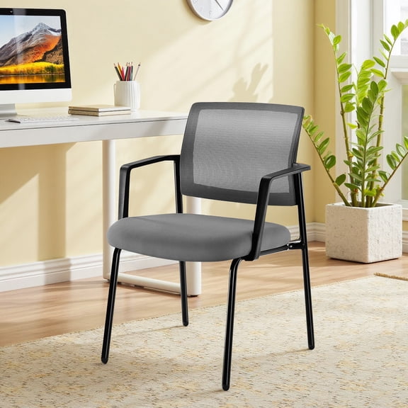 Beddle Executive Office Guest Chair,Upholstered Desk Chair with Lumbar Support and Padded Armrest, Perfect for Conference Rooms, Reception Areas, and Waiting Rooms.
