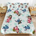 3 Piece Stitch Bedding Set Full Size 79"x90" Lightweight Bed Duvet