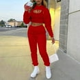 thumbnail image 1 of 3 Piece Sweatsuit Sets for Women,Sweatpants and Sweatshirt Set for Women, Casual Outfit Athletic Suit Set Hooded Tracksuit 3 Piece Jogger Sweatsuit, 1 of 7