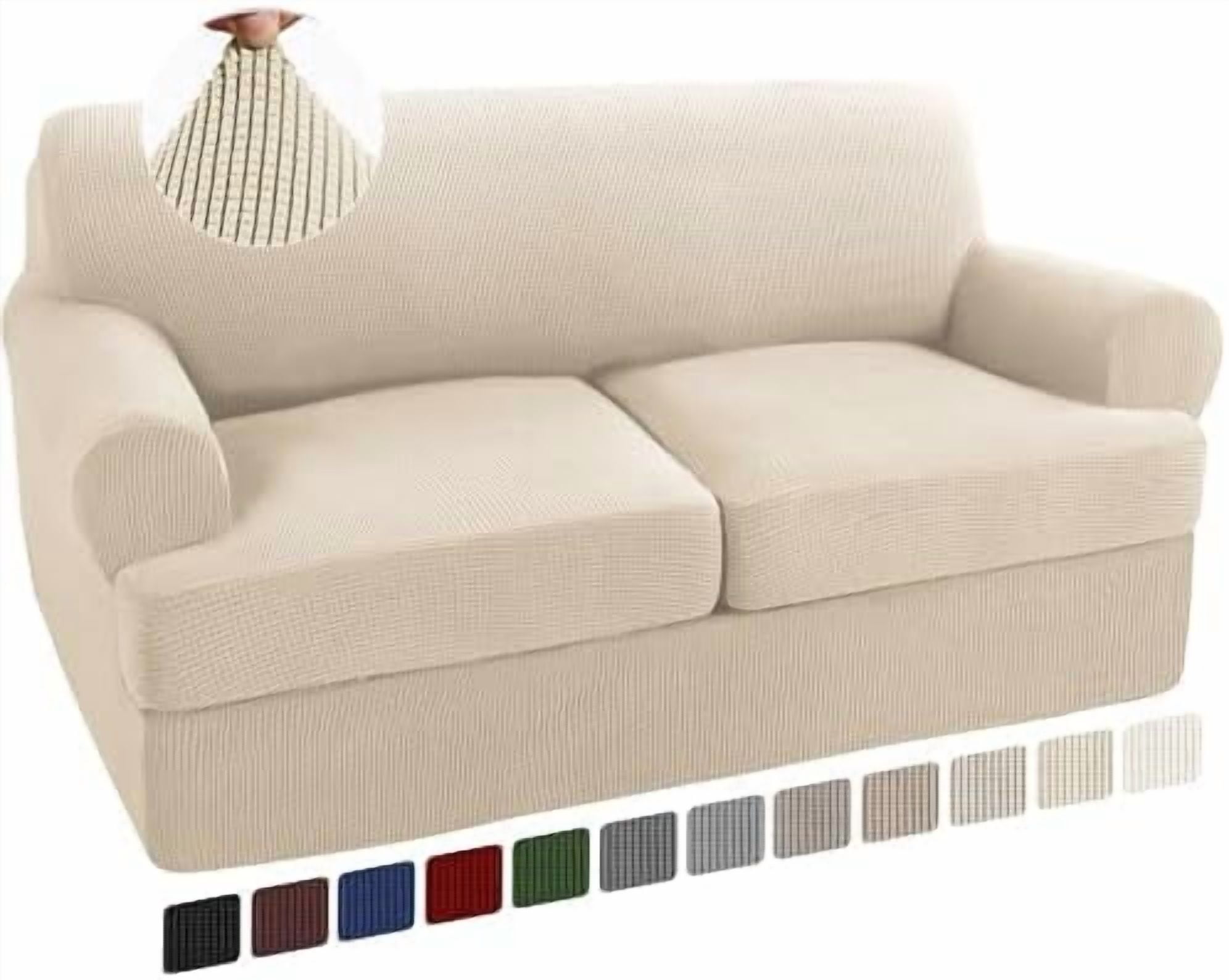 Best HD Pictures about  T Cushion Loveseat Slipcover  with No AI Images