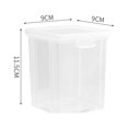 thumbnail image 1 of Transparent Airtight Food Storage Container Set - Plastic Kitchen Canisters for Flour, Sugar, Snacks - Humidity-Proof Fresh-Keeping Sealed Containers, 1 of 2