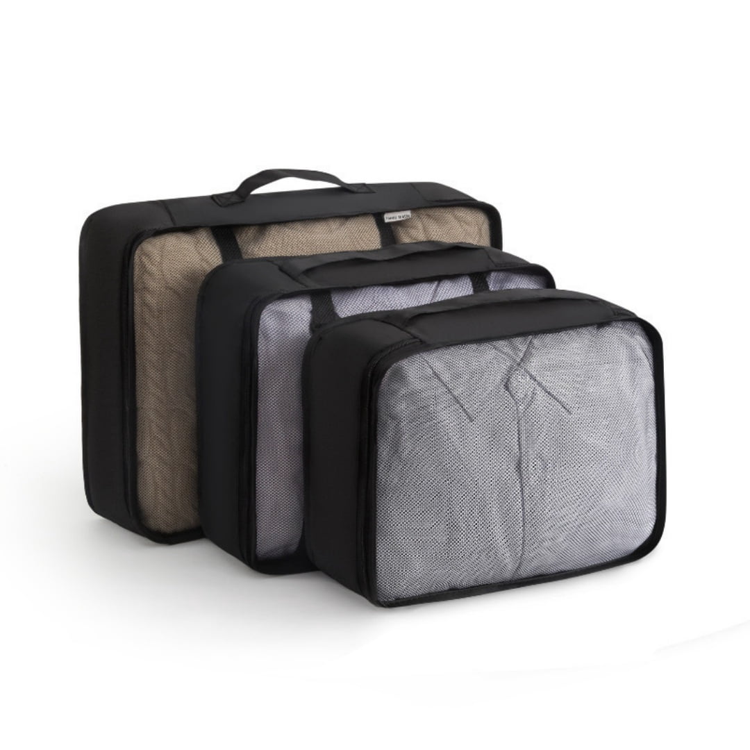 3-Piece Travel Storage Bag, Waterproof And Breathable Clothing Storage Bag, Luggage And Clothing Sorting Packaging Bag