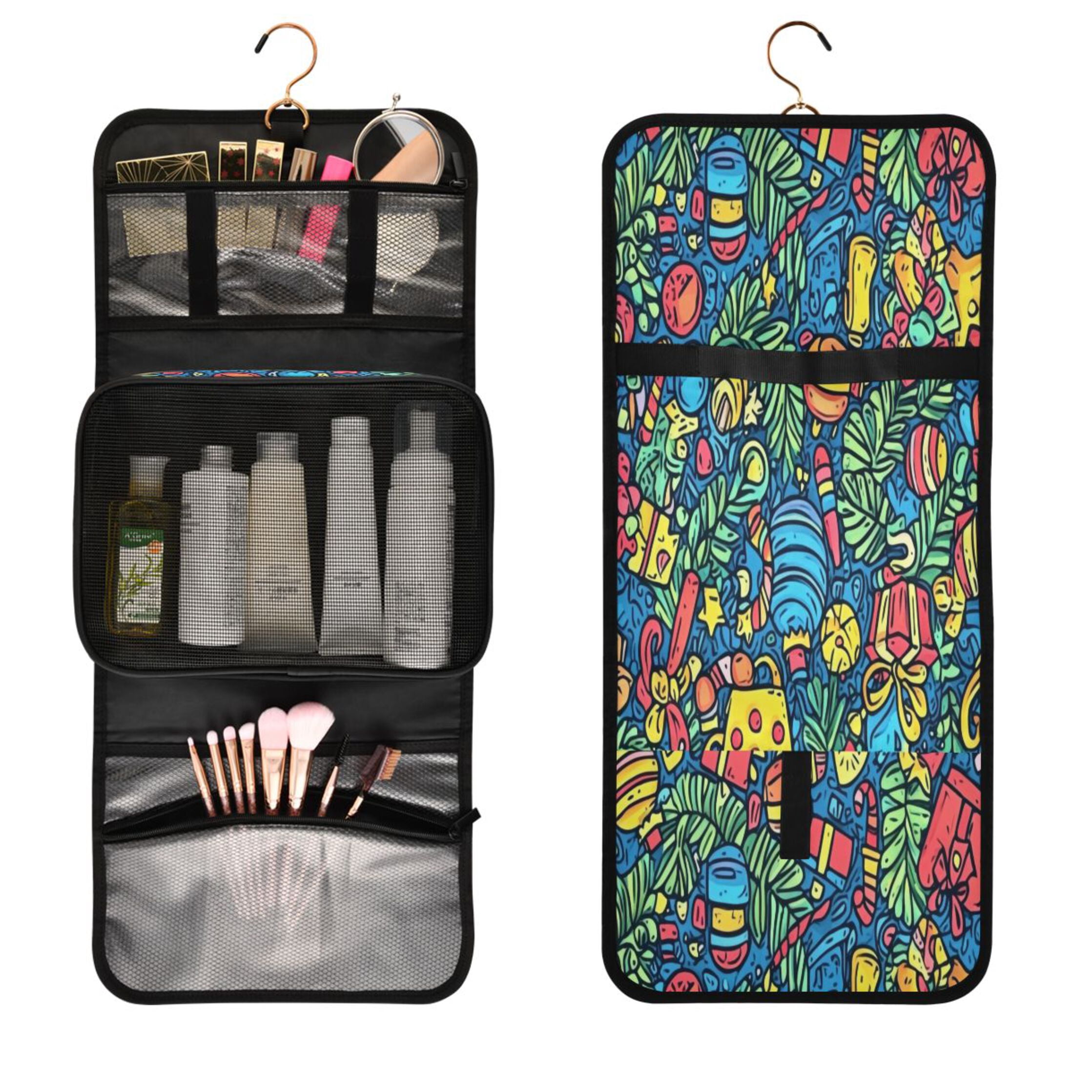 InsCrazy Makeup Bag Organizer Travel Makeup 