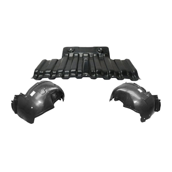 3-Piece Wheel Liner Set - Front Left and Right Splash Shields