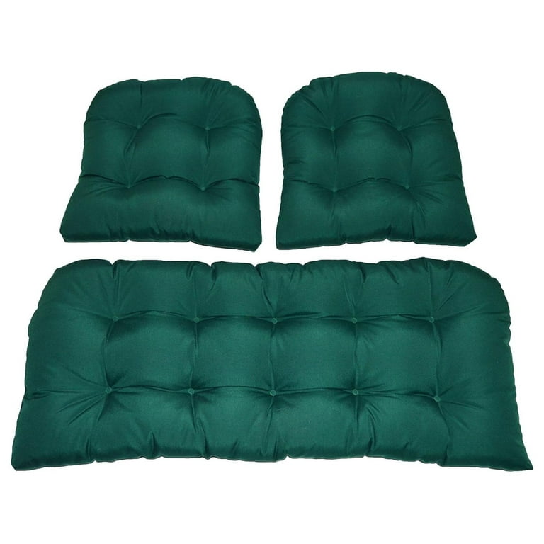 3pc wicker cushion set sale