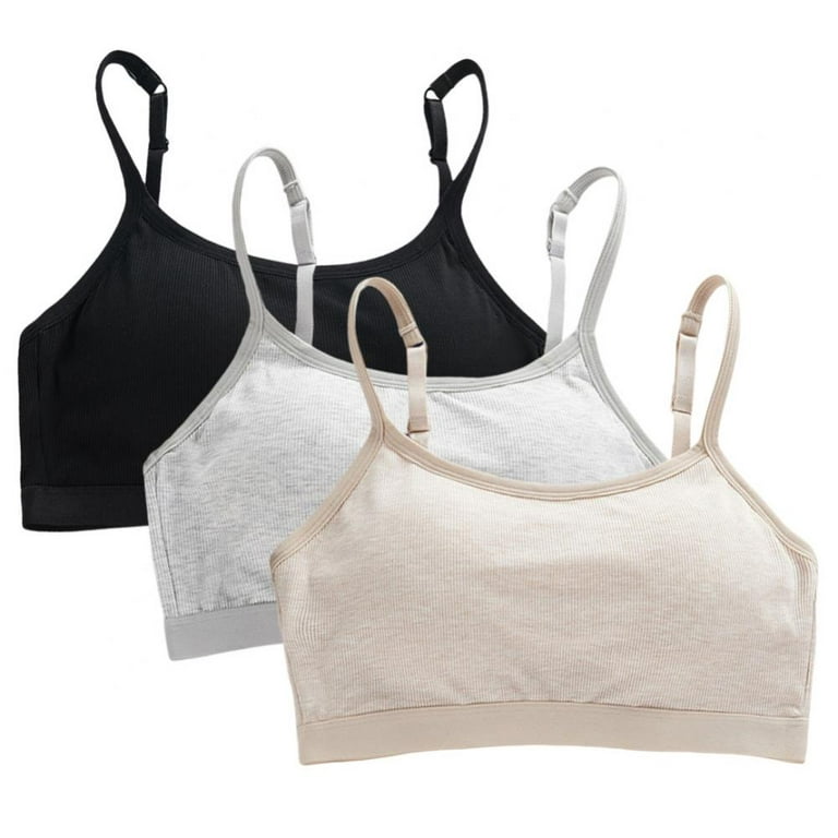 3 Piece Women's Pure Comfort Bralette with Smoothing Fit, Wireless
