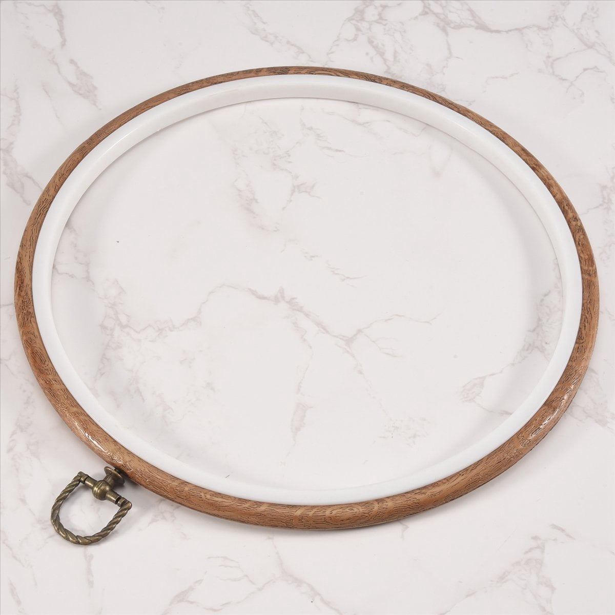 3 Pieces 10 inch 26cm Embroidery Ring No Slip Hoops Set Imitated Wood Display Frame Circle Embroidery Kits