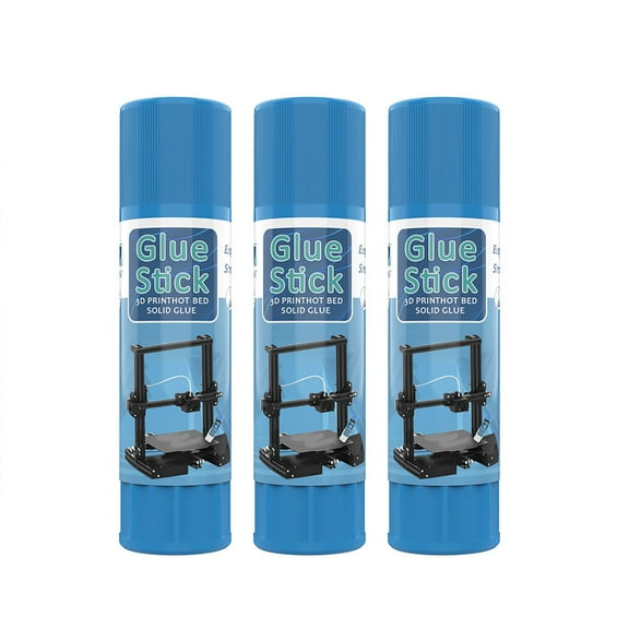 3 Pieces 3D Printer Glue Sticks Adhesive for Hot Bed PLA Glass ABS PETG CPE
