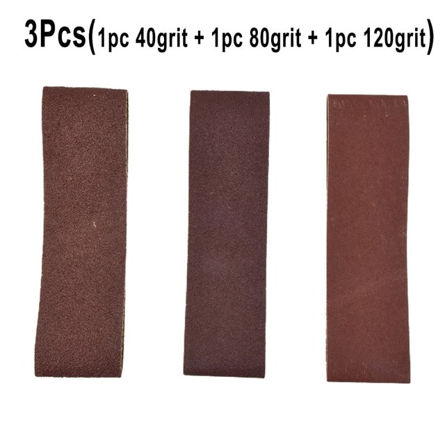 3 Pieces 76X533Mm Sanding Belt 3" X 21" Sanding Screen. Abrasive Band