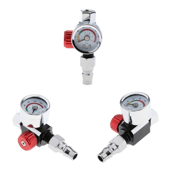 3 Pieces Alloy Pressure Regulator 0- Regulating Pressure