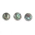 thumbnail image 1 of 3 Pieces Alloy Shell Inlays Trumpet Finger Buttons Brass Instrument Accessories, Shell, 1 of 6