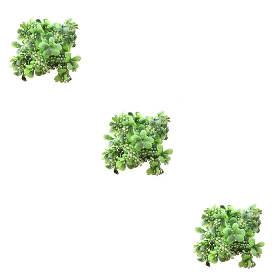 FONDOTIN Artificial Fruit Simulation Berries White for Decoration 15Pcs