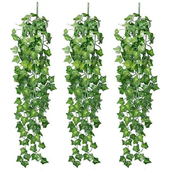 3 Pieces Artificial Hanging Ivy Vine 2.95 Feet Artificial Hanging Plants Wall Greenery y1876