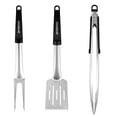 thumbnail image 1 of 3 Pieces BBQ Grill Tool Kit with Stainless Steel Spatula Fork & Tong - BRANDMAN GRILLS SINCE 1987, 1 of 8