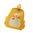 thumbnail image 1 of 3 Pieces Bag Bookbag Little Girl Supply Adorable Bear Backpack School Baby Preschool, 1 of 6