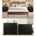 thumbnail image 1 of Bedroom Furniture Set, Includes Queen Size Bed Frame with Headboard,Nightstand Sets of 2 for Bedroom, White, 1 of 17