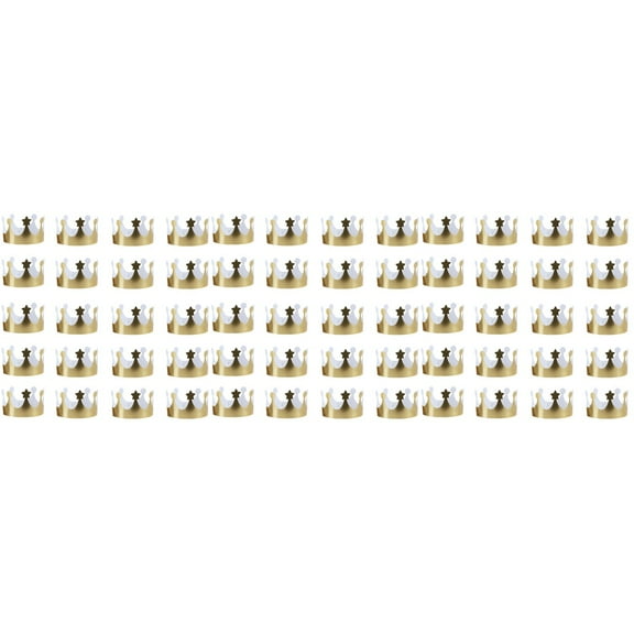 3 Pieces Birthday Paper Cap Hat Party Mini Crown Baby Child Golden