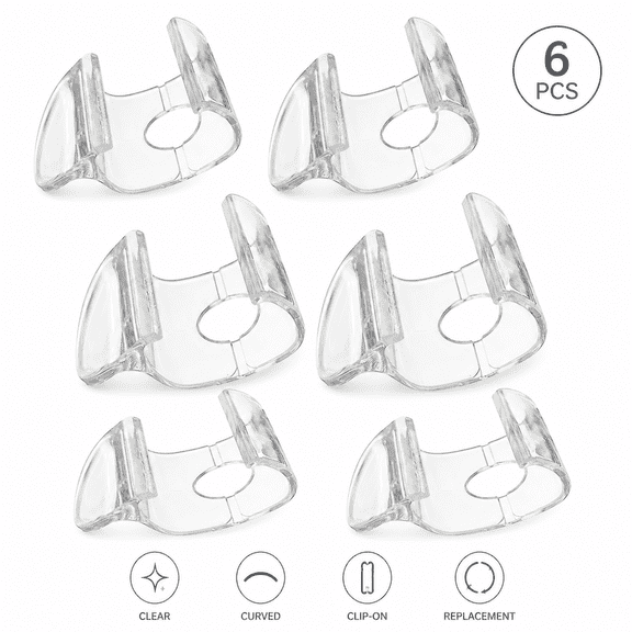 3 Pieces Blinds Cordless Handles Clear Mini Plastic Honeycomb Roller Shades Hem Grips Shade Window Lift Handles Curtain Hardware Hooks for PVC Cordless Blinds Bottom Rail Roller Blinds Accessori