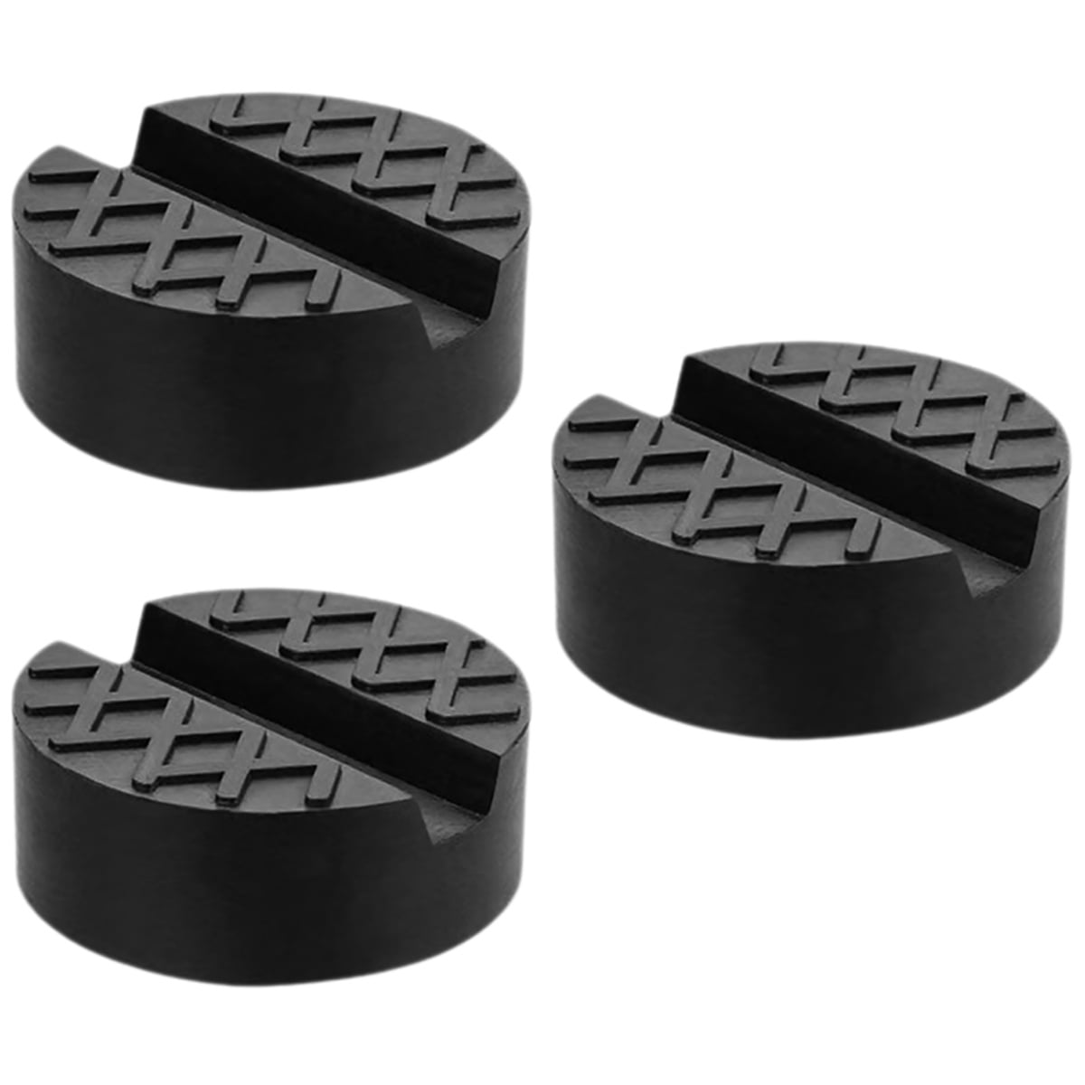 3 Pieces Bottle Jack Adapter Saddle Block Rubber Pad