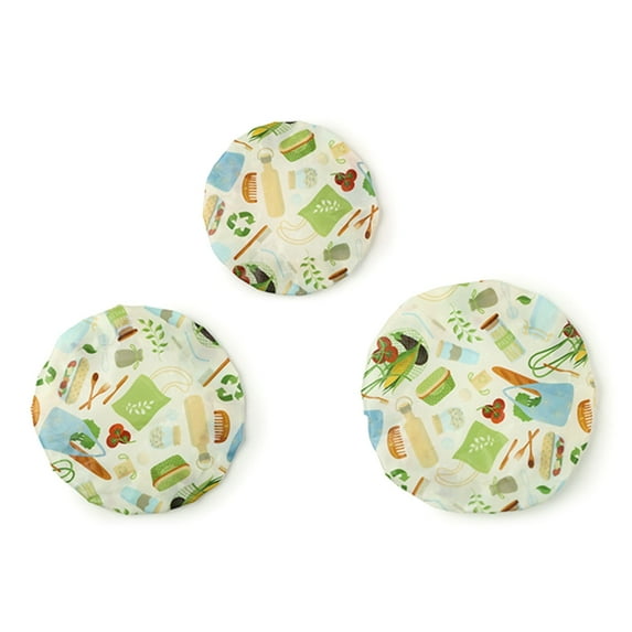 3 Pieces Breathable Cotton Bowl Covers Elastic Cotton Bread Proofing