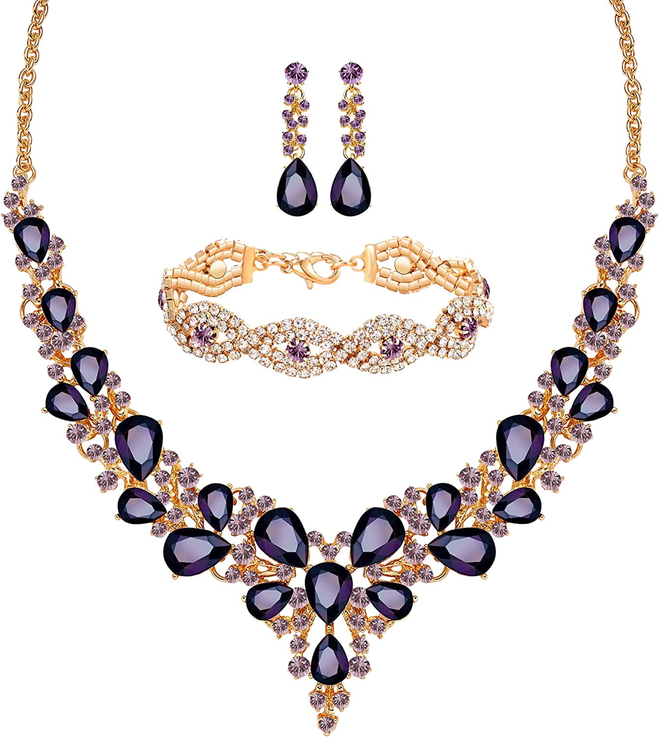 Bridesmaid 3 piece jewelry on sale sets