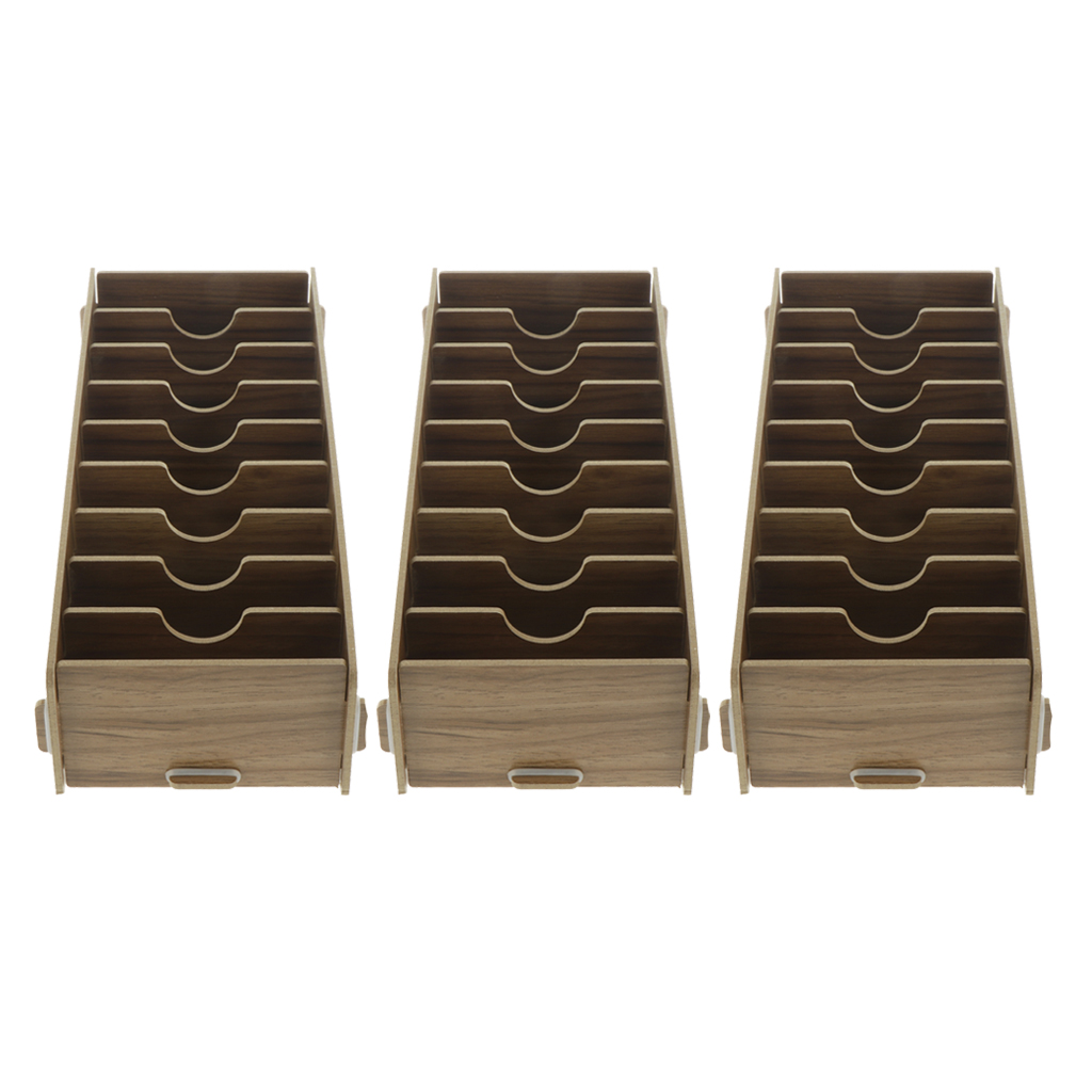 3 Pieces Business Cards Storage Case Holder Organizer Office Organization