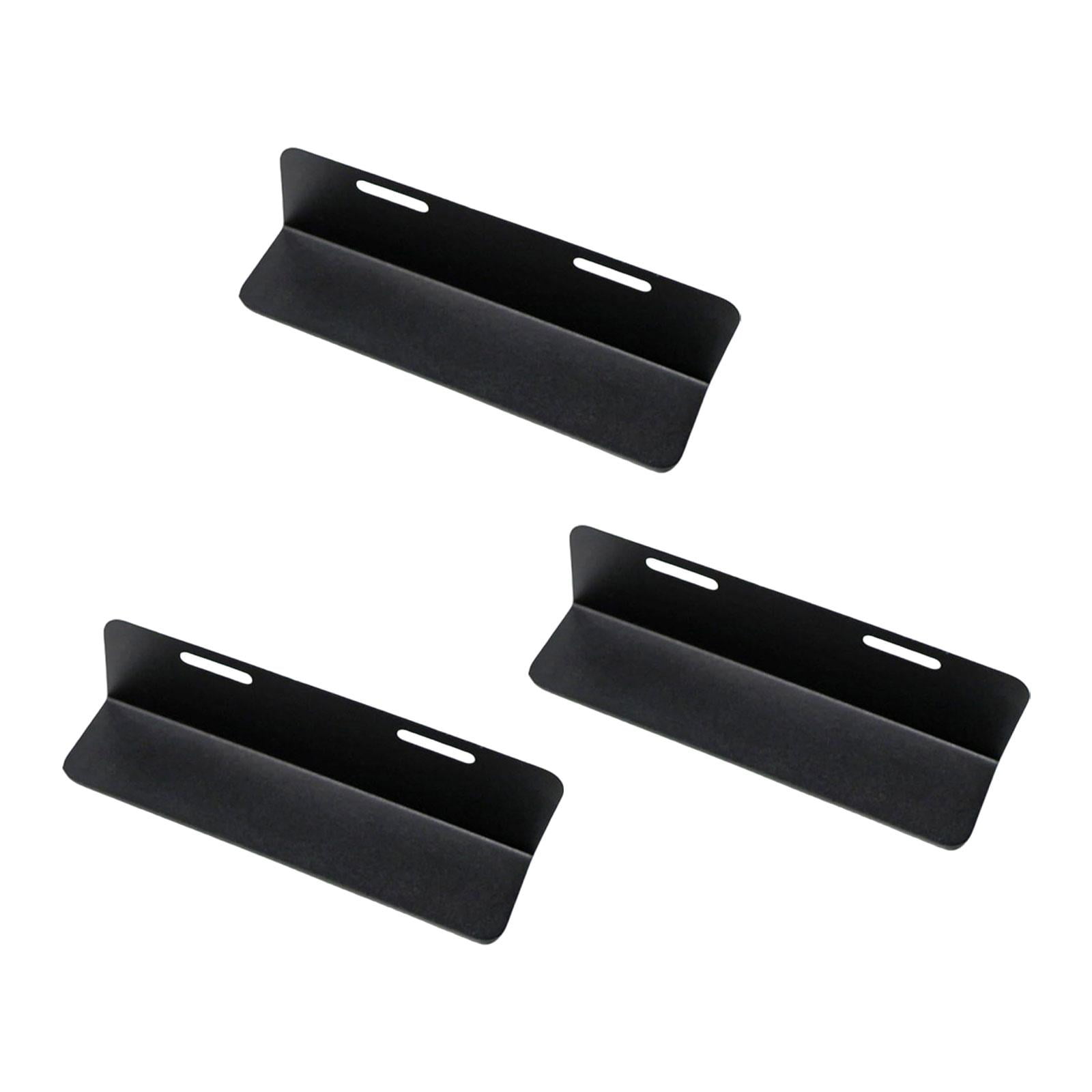 3 Pieces Car Trunk Organizer Dividers Cargo Containment Automotive Accessories 19x50cm Sturdy Metal for Vehicle Trunks