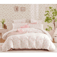 thumbnail image 1 of 3 Pieces Cartoon Pink Bowknot Pattern on White Full Comforter Sets Boys Girls Teens Gentle Soft Home Cozy and Breathable Bedding Set Bedroom Decor, 1 of 7