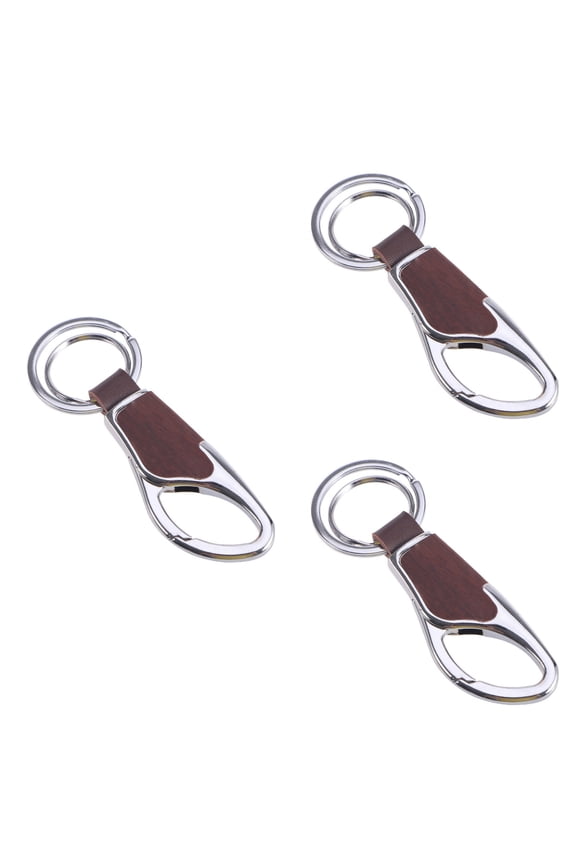 3 Pieces Chains Home Keychain 9.00X3.00X0.80CM Brown