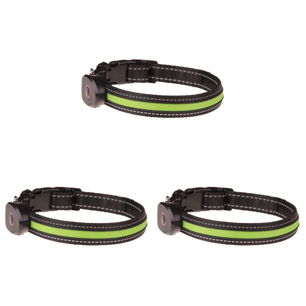 3 Pieces Circular Collar Necklace Flash Shine Nylon Choke Collars for