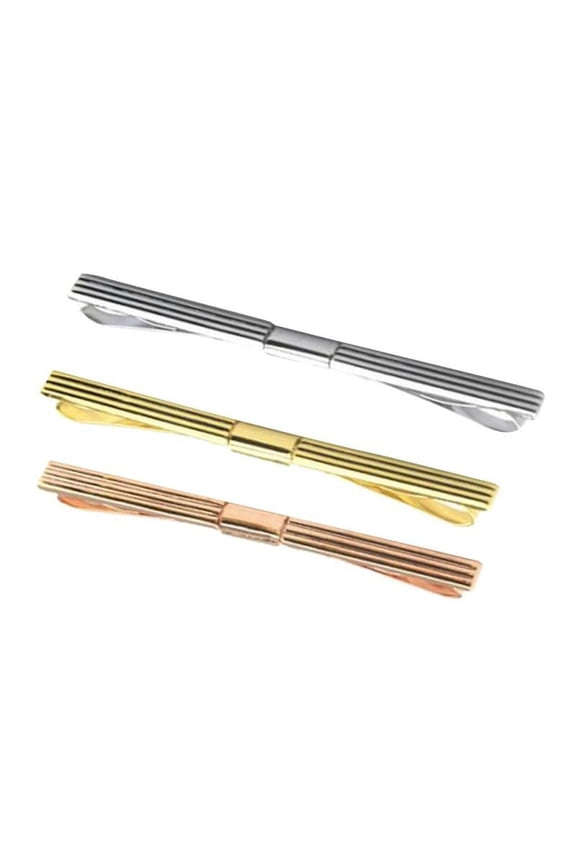 3 Pieces Collar Bar Shirt Clip Men's Shirt Suit Collar Pin For Gentlemen