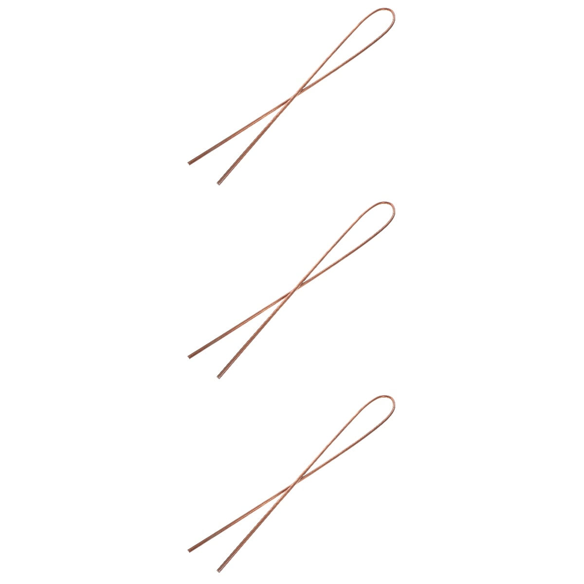3 Pieces Copper Rod Copper Dowsing Rods Copper Tube Round Bar Rod Dowsing Rods Copper Metal