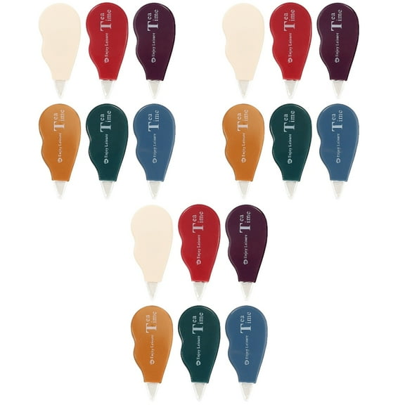 3 Pieces Correction Tape Markers Corrector Retractable Clear Duct White