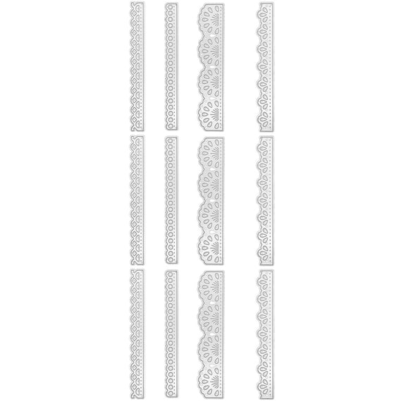 3 Pieces Cuts Scrap DIY Carbon Steel Knife Mold Craft Cutting Die