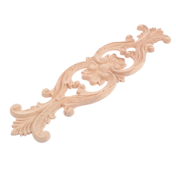 3 Pieces Decor Wood Carving Good Decorative Effect