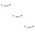 thumbnail image 1 of 3 Pieces Decorations Anniversary Burlap Banner Wall Hanging, 1 of 8