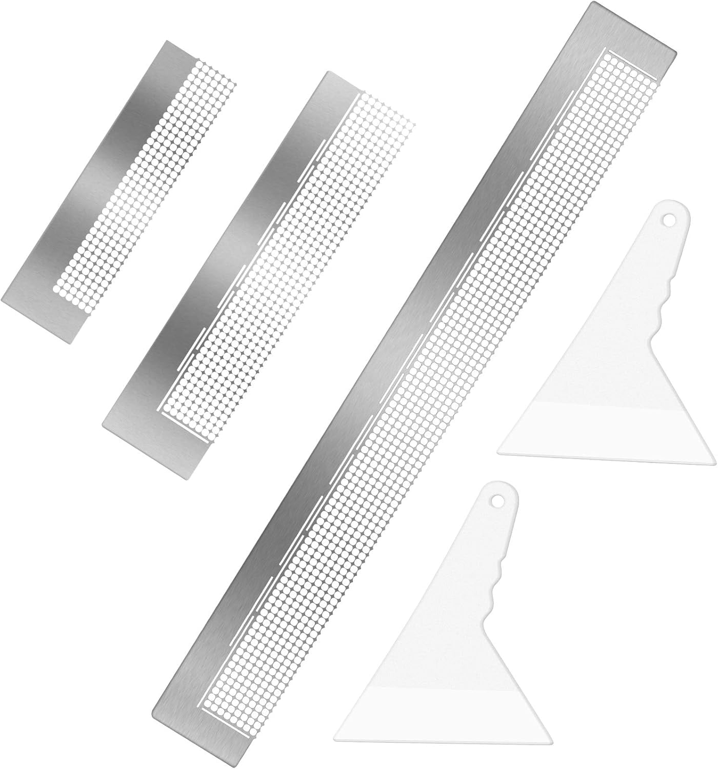 3 Pieces Diamond Painting Ruler Stainless Steel Diamond Mesh Ruler 5D ...