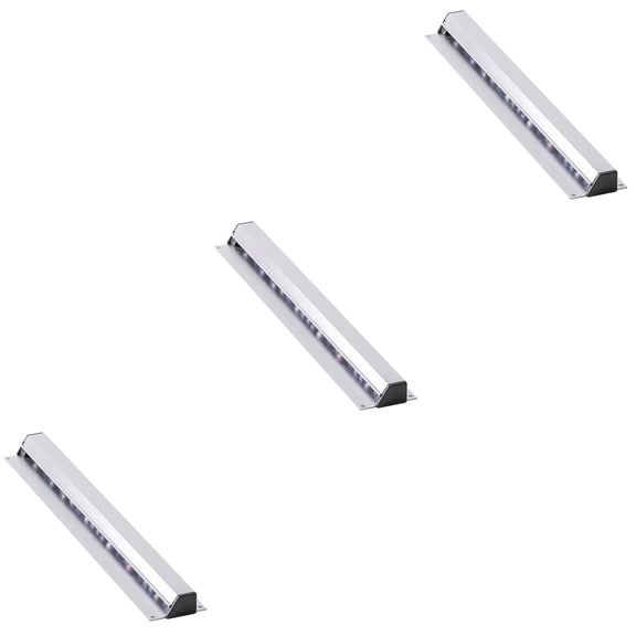 3 Pieces Document Storage Folder Ticket Grabber Rail Aluminum Thicken Alloy 25x3cm