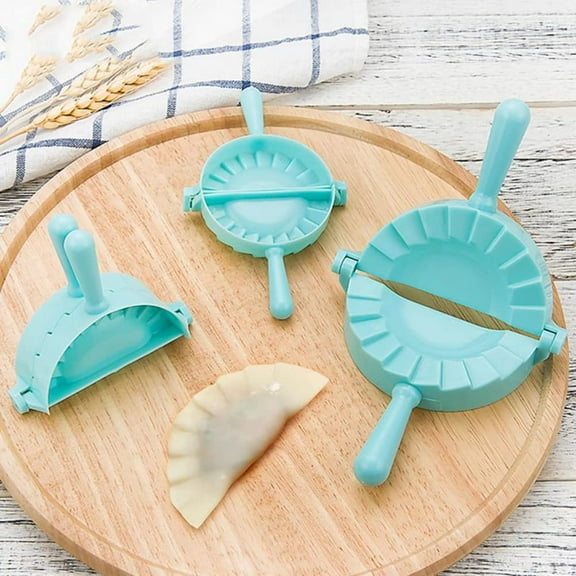 3 Pieces Dumpling Maker, Plastic Pastry Maker, Kitchen Cooking Mold Empanadas, Pot Stickers, Pastry Pie Making - Half Circle