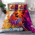 thumbnail image 1 of 3 Pieces Duvet Cover Set-Abstract 3D Cardinal- 3D Print Bedding 1 Duvet Cover 2 Pillowcases Natural Animals Comforter Set Soft Breathable for Boys Girls Children Duvet Set 8B53ANI2, 1 of 6