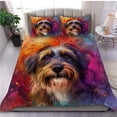 thumbnail image 1 of 3 Pieces Duvet Cover Set Pyrenean Shepherd Dog 3D Print Bedding 1 Duvet Cover 2 Pillowcases Natural Animals Comforter Sets Soft Breathable for Boys Girls Children KBfrBo, 1 of 6