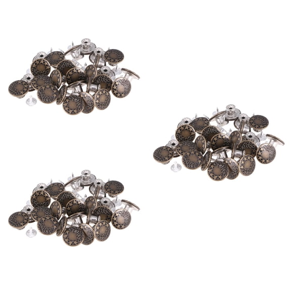 TAILTOSS 75Pcs Spring Buckle Metal Fasteners Craft Accessories for Sewing and Fabric Projects