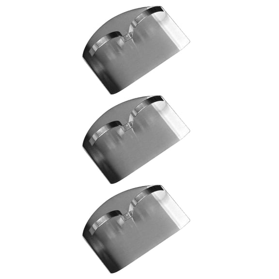 3 Pieces Finger Guard Set for Cutting Stainless Steel Knife Cutting Protector Finger Cots Thumb Guard Protector for Vegetable Grater Mandoline Slicer for Easy Food Chopping Grating House
