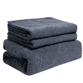 thumbnail image 1 of 3 Pieces Fluffy Teddy Fleece Fitted Sheet Queen,1 Deep Pocket Fitted Sheet and 2 Piece Pillowcases Navy, 1 of 8