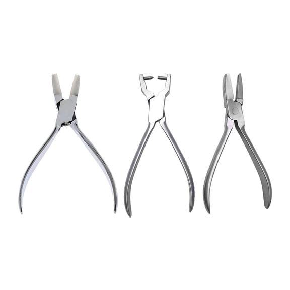 3 Pieces Flute Clarinet Sax Plier Spring Hook Removal Tool Sturdy Steel for Instrument Repair Professionals